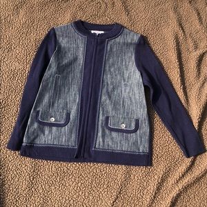 Zippered Cardigan